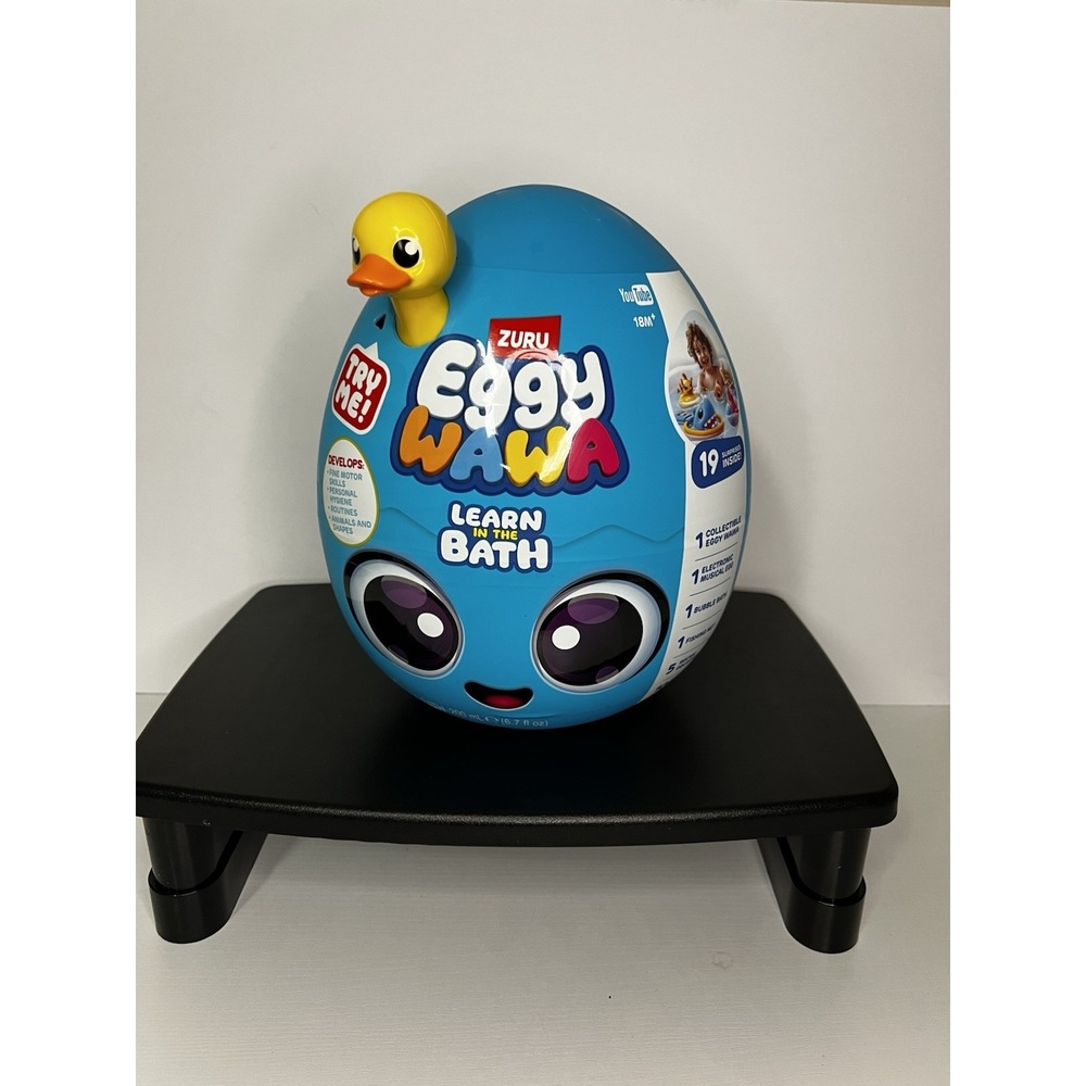 ZURU Eggy Wawa Bath‎ Time Surprise Egg 19 Piece Large Learning Toy NEW